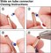 480pcs Slider End Clasps 4 Colors Beading Tubes Slider End Caps Slide Tube End Bar for Seed Beads Looms Multi-Strand Necklace Bracelet Jewelry Making (10/13 / 16/20 / 25 / 30mm)